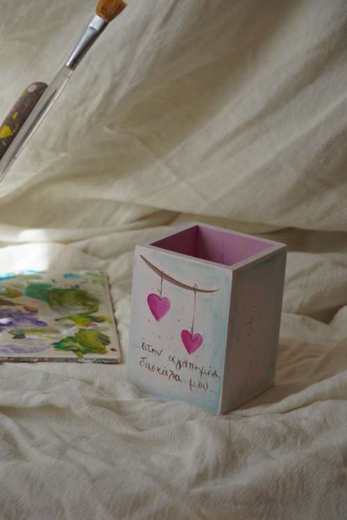 Μολυβοθήκη καρδιές