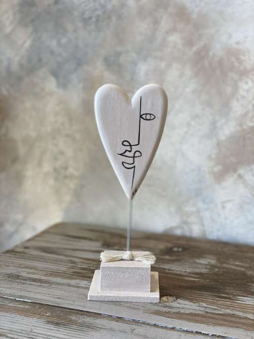 καρδιά line art σε βάση 1