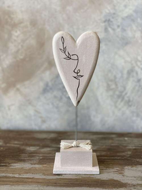 καρδιά line art σε βάση 2