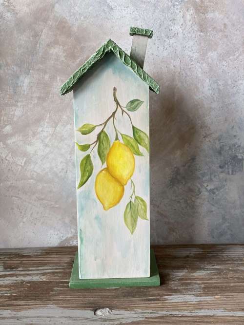 κουμπαράς με λεμόνια