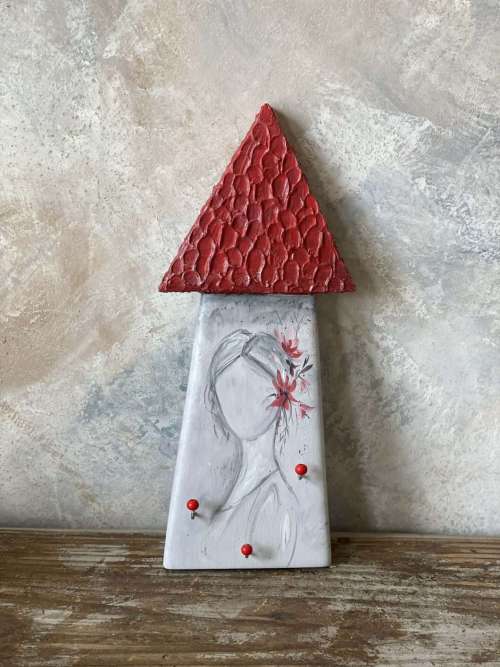 κλειδοθήκη σε σπιτάκι