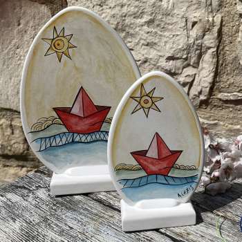 αυγά σετ με καραβάκι ακριθάκης