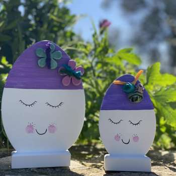 αυγά πρόσωπο σετ μωβ