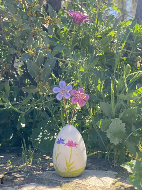 αυγό με λουλούδια 2