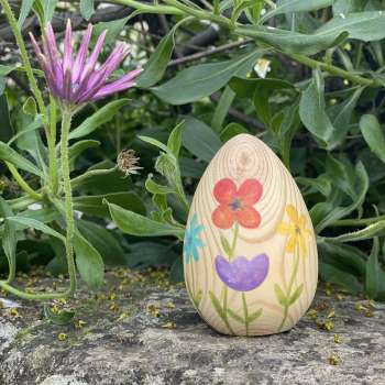 αυγό με λουλούδια