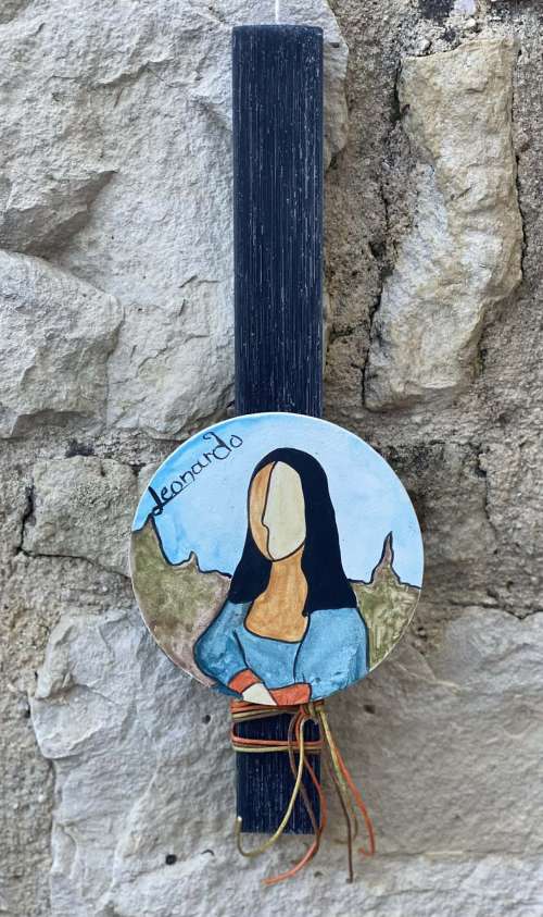 λαμπάδα μόνα λίζα