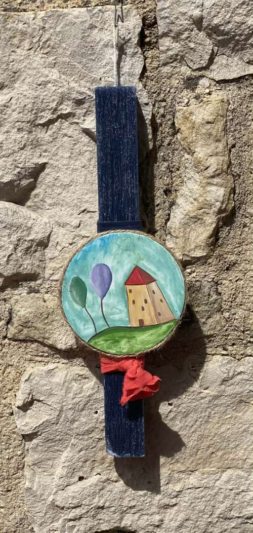 λαμπάδα σπιτάκι